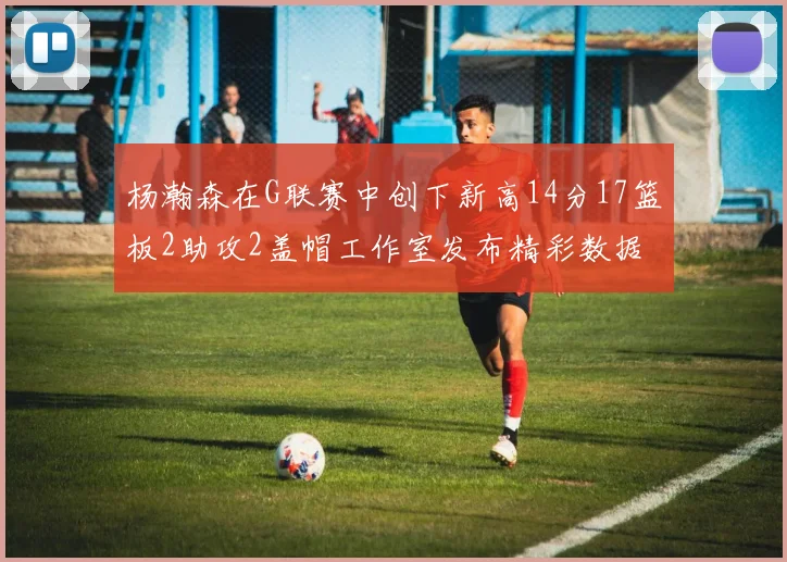 杨瀚森在G联赛中创下新高14分17篮板2助攻2盖帽工作室发布精彩数据海报